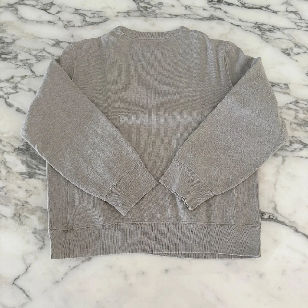 Polo Ralph Lauren Mens Medium Gray Short sleeve Cotton Blend Sweatshirt, Large‎